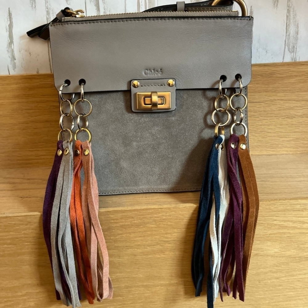 Chloe Hudson fringe crossbody bag - Picture 4 of 15